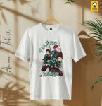 Demon Slayer Tanjiro white - Cotton Anime T-shirt
