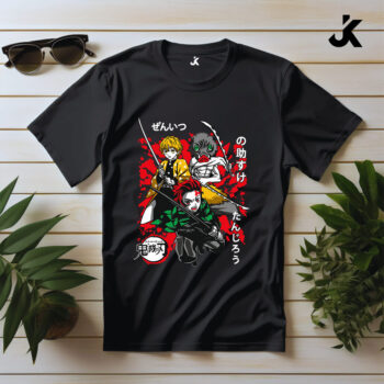 Demon Slayer family - Cotton Anime T-shirt