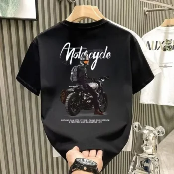 Moyan Motorcycle - Drop Shoulder | Oversized | Cotton T-shirt
