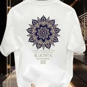 NCLNCYRSTAL | Drop Shoulder | Oversized | Cotton T-shirt