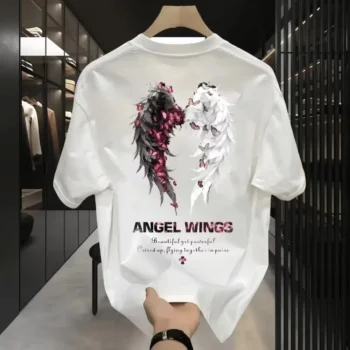 Angel Wings - Drop Shoulder | Oversized | Cotton T-shirt