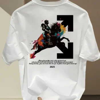 Live Like The Horse | Drop Shoulder | Oversized | Cotton T-shirt