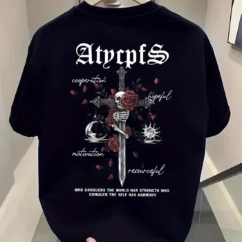 AtpcpfS - Drop Shoulder | Oversized | Cotton T-shirt