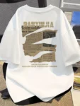 Ranyinjia | Drop Shoulder | Oversized | Cotton T-shirt