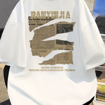 Ranyinjia | Drop Shoulder | Oversized | Cotton T-shirt