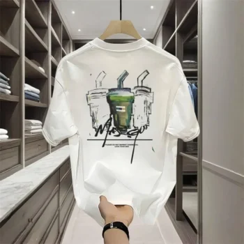 Chill Drinks | Drop Shoulder | Oversized | Cotton T-shirt