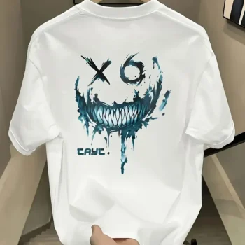 CayC Horror | Drop Shoulder | Oversized | Cotton T-shirt