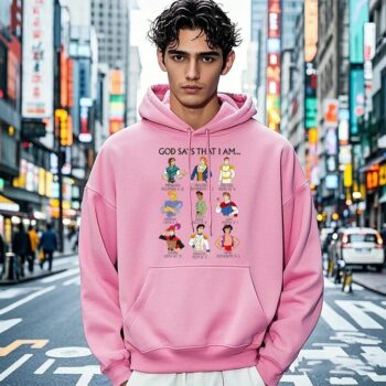 Men’s God Says That I Am Graphic Hoodie – Classic Fit | Premium Winter Wear