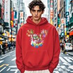 Men’s Mickey Head Graphic Hoodie – Classic Fit | Premium Winter Wear