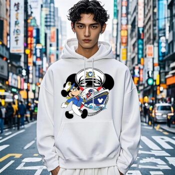 Men’s Mickey Mouse Graphic Hoodie – Classic Fit | Premium Winter Wear