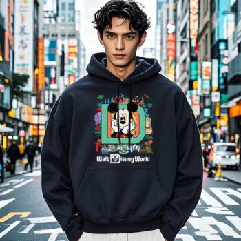 Men’s Mickey Walt Graphic Hoodie – Classic Fit | Premium Winter Wear