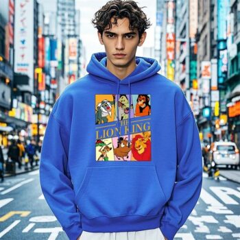 Men’s The Lion King Graphic Hoodie – Classic Fit | Premium Winter Wear