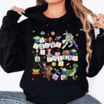 Women’s Toy Story Graphic Hoodie – Classic Fit | Stylish Winter Wear